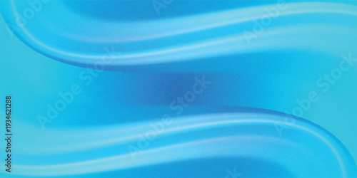 Blue waves with a fresh aroma. Waves showing a stream of clean fresh air. Vector illustration.