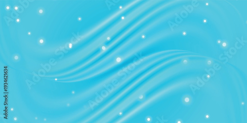 Blue waves with a fresh aroma. Waves showing a stream of clean fresh air. Vector illustration.