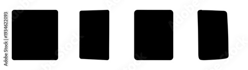 Smart switch control panel vector illustration, flat design graphic