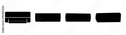 Air conditioner units vector illustration, flat design, modern HVAC system