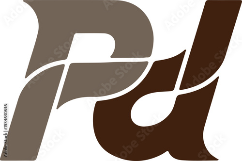 Vector letter Pa logo