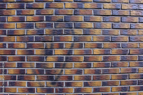 벽돌 건물의 벽 패턴