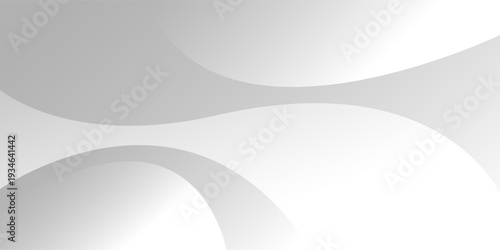 White and gray curve gradient abstract background. texture white pattern. vector illustration
