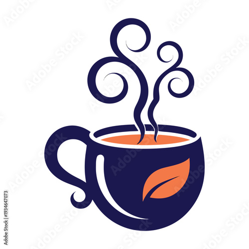 A steaming cup of coffee rests beside a warm cup of tea to create a cozy beverage selection