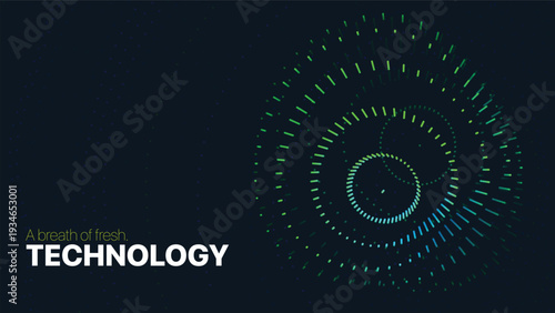 Futuristic tech neon globe background