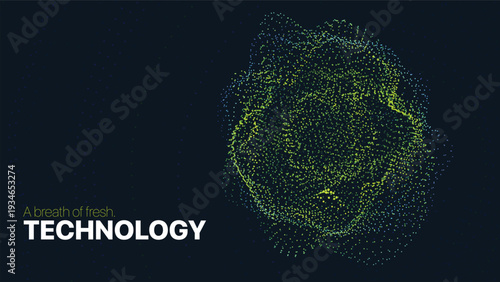 Luminous cyber grid sphere illustration