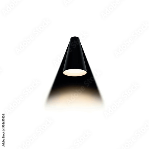 Black Conical Object with Circular Opening.
