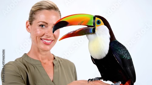 portrait of a toucan