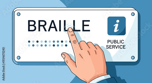 Braille Sign: A Public Service Demonstrating Tactile Literacy and Accessibility for Visually