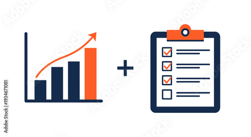 Business Growth Visualization Showing Positive Results and Successful Planning Strategies