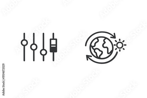 Adjusting settings and environmental changes in global perspective