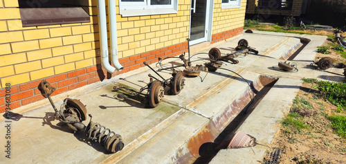 Used parts, disassembly. Various old car parts. Sale of old car parts.