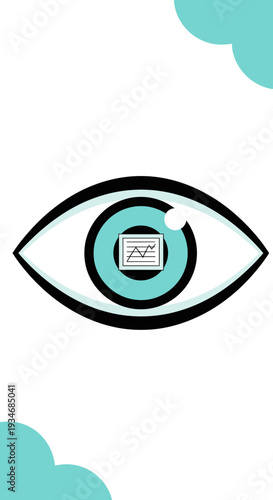 Conceptual Illustration Depicting Financial Analysis and Market Oversight in Digital Era