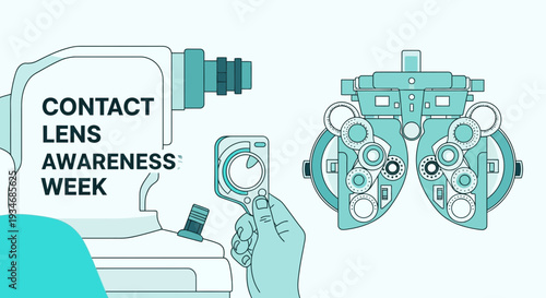 Contact Lens Awareness Week Promoting Eye Health and Vision Through Medical Illustration