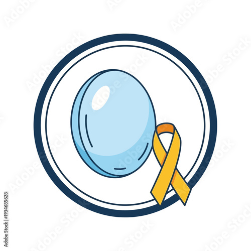 Conceptual Artistic Representation of Hope, Support, and Global Awareness for Diseases