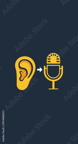 Conceptual Illustration: Audio Perception and Amplification, Visualizing Sound Recording and