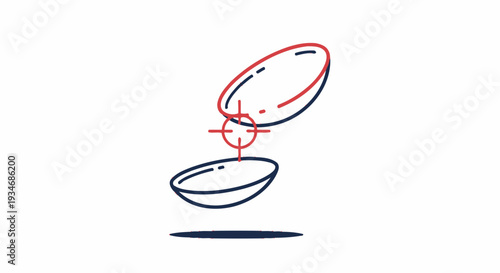 Contact Lens Visual Focus and Precision Targeting for Precise Eye Care Treatment