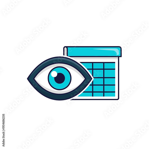 Conceptual Illustration Depicting Time Management, Vision, Planning, and Strategic Scheduling