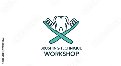 Dental Health Education Workshop Illustrating Toothbrush And Brushing Technique for Oral Hygiene
