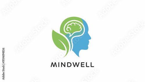 A symbolic illustration representing mental health and natural well-being