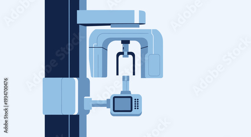 Dental X-ray Machine Depiction Illustrating Technological Advances in Modern Dentistry