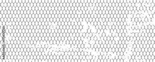 Minimal wire mesh grid background with subtle grunge effect, ideal for modern graphic layouts and textures.