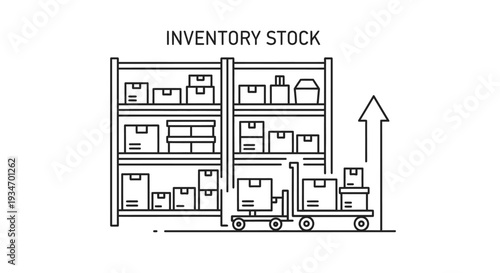 Inventory management system with stock.