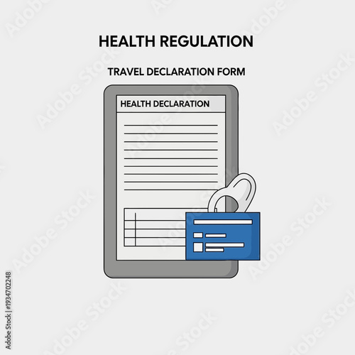 Digital Health Passport Concept with Secure Travel Declaration for Global Movement Compliance