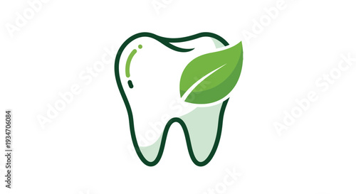 Eco-Friendly Dentistry Illustrates Dental Health and Nature's Vital Connection in Graphic Format
