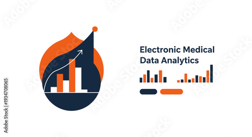 Electronic Medical Data Analytics Visualization Depicting Statistical Analysis for Healthcare