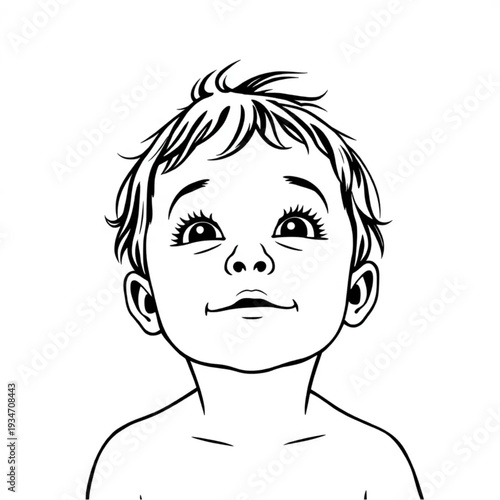 A child's face when they first see the ocean, pure awe, family vacation, genuine emotion