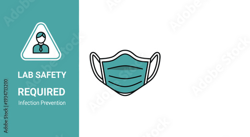Essential Lab Safety Regulations and Face Mask Icon Design for Healthcare Compliance