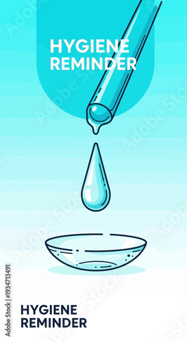Essential Hygiene Practices Depicted in a Clear, Minimalist Medical Illustration for Health Guidance