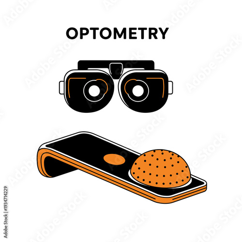 Essential Optometry Tools: A Concise Depiction of Vision Assessment Equipment for Healthcare