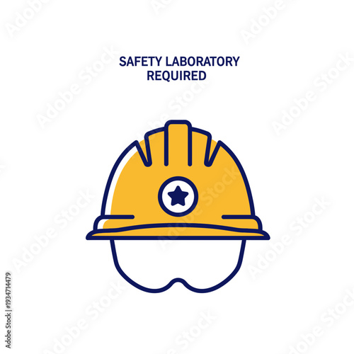 Essential Safety Protocols: Illustrative Depiction of Construction Helmet for Secure Environments