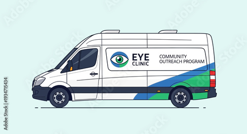 Eye Clinic Mobile Outreach Unit Providing Community Vision Care Services