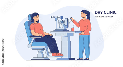 Eye Examination And Treatment: A Visual Depiction Of Vision Care In An Optometry Clinic