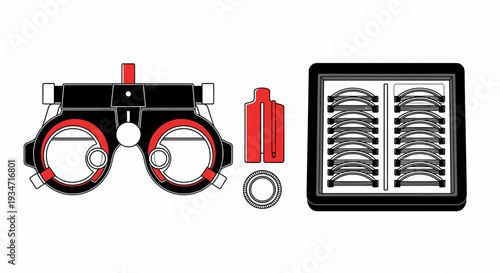 Eye Examination Tools, Eye Doctor Instruments, Visual Testing Equipment, Optical Precision