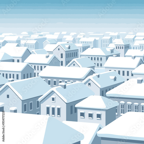 Snowy Townscape