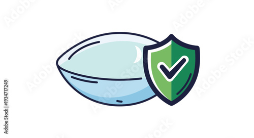 Eye Health Concept With A Shield Symbolizing Vision Protection And Safety Assurance