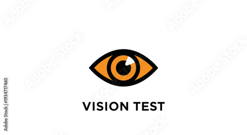 Eye Test Visual Illustration Design for Ophthalmology and Eye Care Procedures