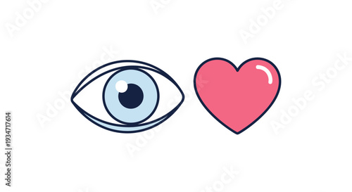 Eye Witnessing And Loving: A Visual Expression of Emotion and Perception