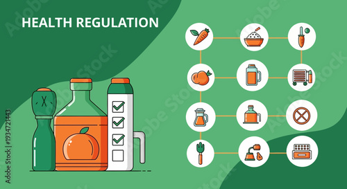 Health Regulation: Conceptual Illustration of Dietary Guidelines and Regulations