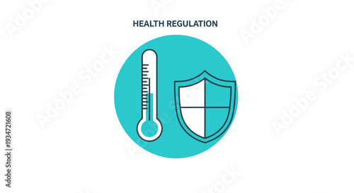 Health Regulation: Temperature Shield, Healthcare Protection, Medical Security, Safety Standards