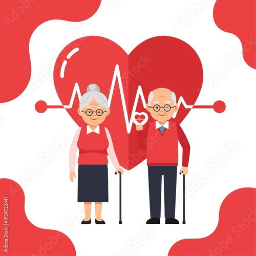 Healthy Senior Couple Embracing Longevity, Cardiovascular Wellness, And Medical Support