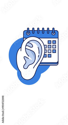 Hearing Healthcare Calendar: A Symbolism of Time and Auditory Well-being and Care