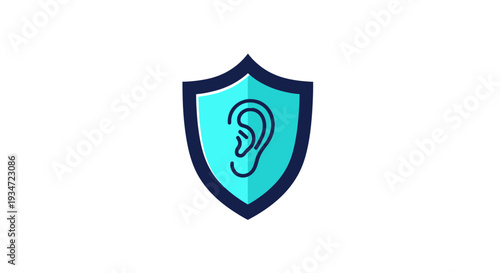 Hearing Protection Shield: A Visual Representation of Sound Security and Auditory Defense