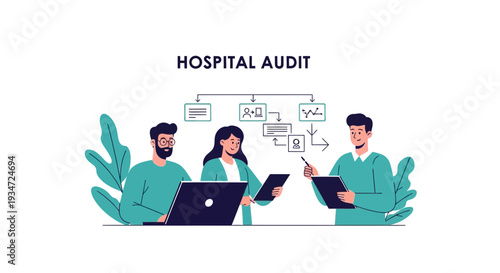 Hospital Audit: Team Collaboration and Data Analysis for Healthcare Management Processes