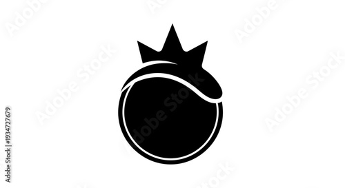 Pineapple Fruit Icon Black Silhouette Design.