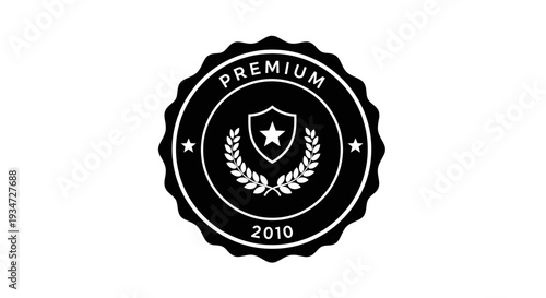 Premium quality seal or badge icon.